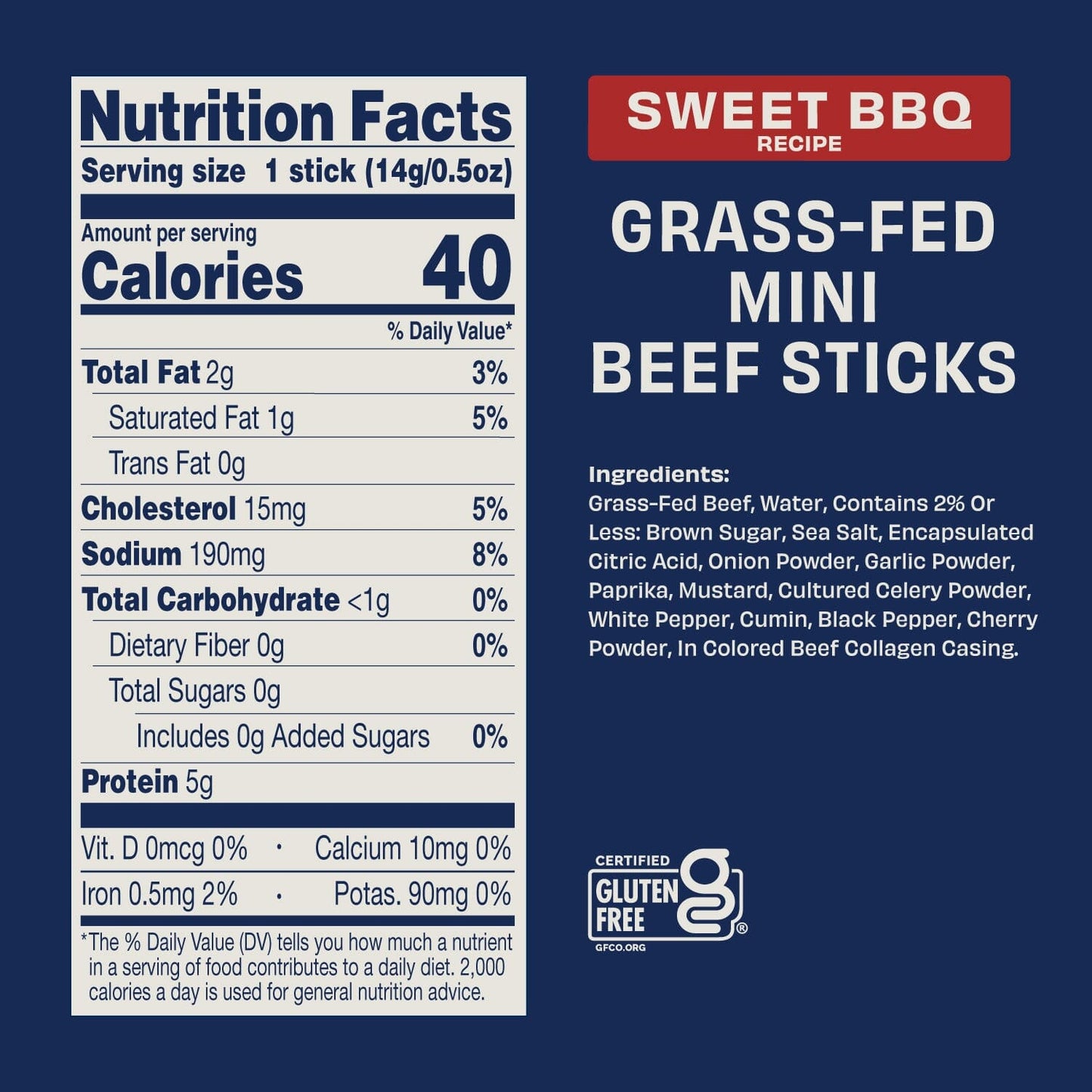 Sweet BBQ Beef Mini Sticks