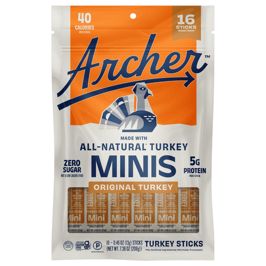 Archer Original Turkey Mini Sticks front of package