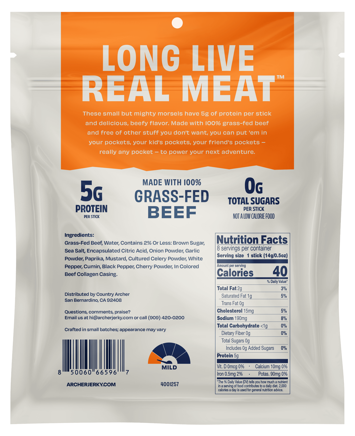 Sweet BBQ Beef Mini Sticks