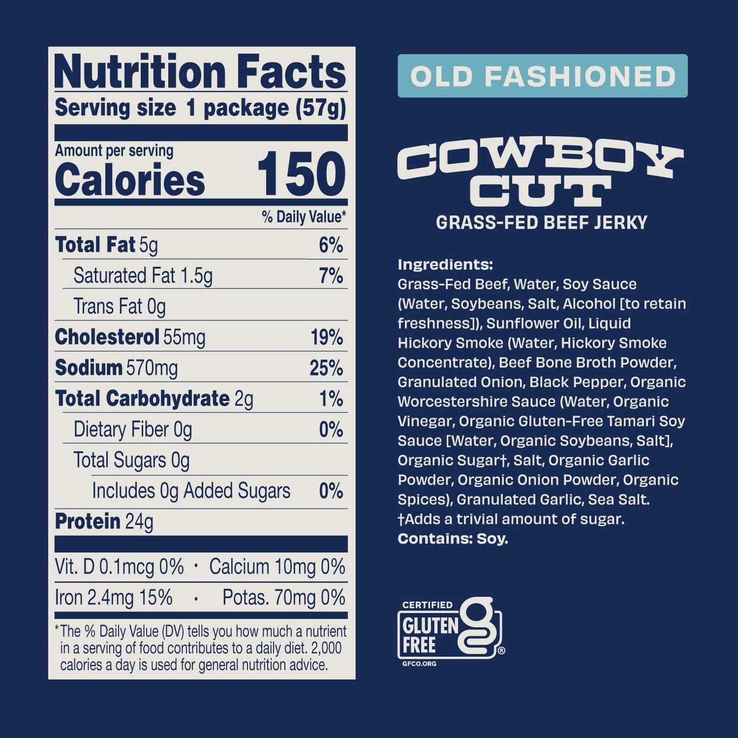 Cowboy Cut Old Fashioned Beef Jerky