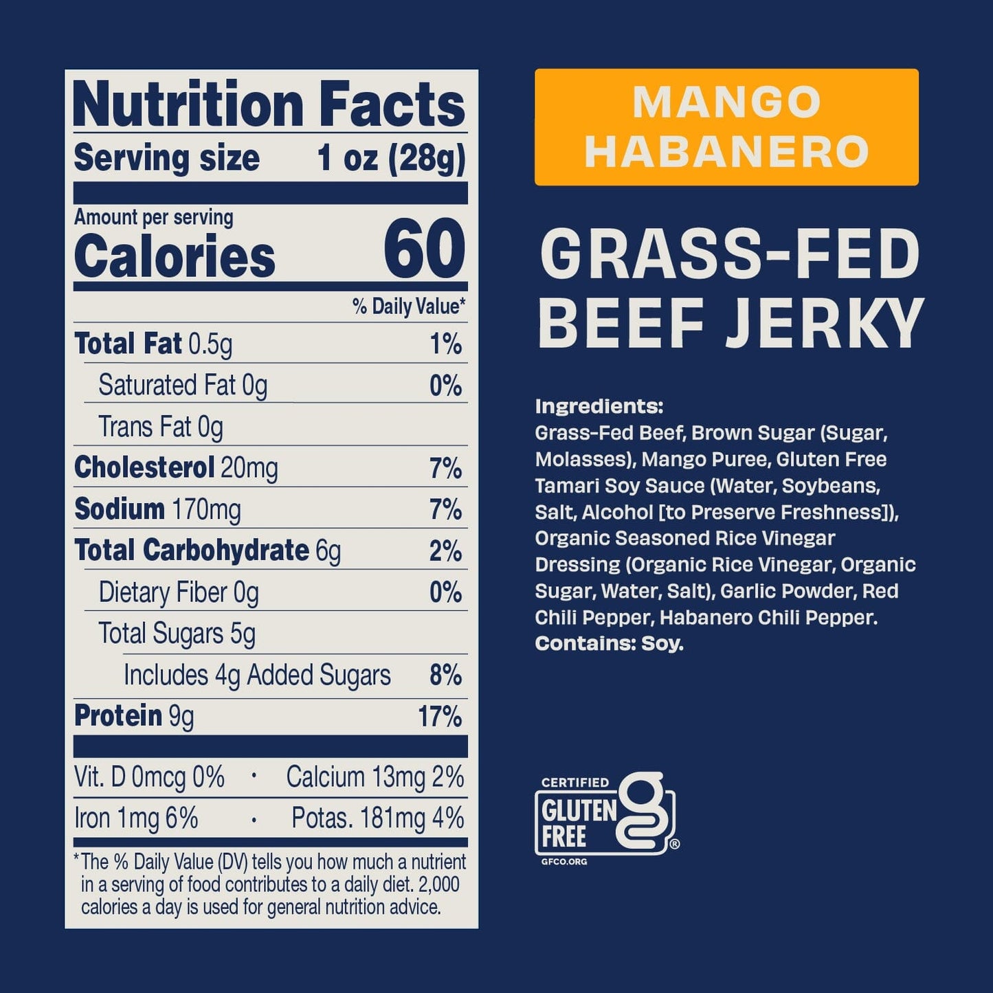 Mango Habanero Beef Jerky